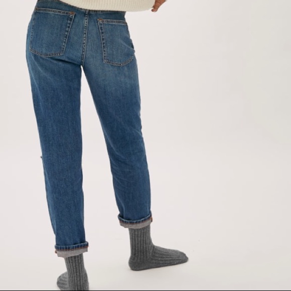 Everlane NWT Relaxed Straight Leg Distressed Jeans - Picture 4 of 16